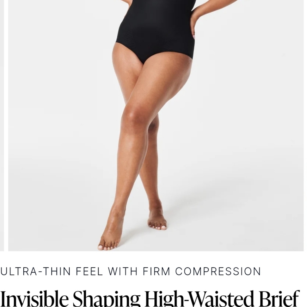 SPANX high waisted brief XL